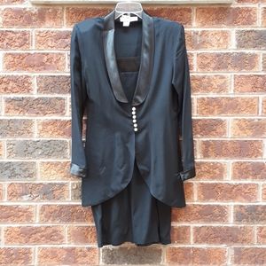 Vittoria Virini Black Dress and Jacket Combo